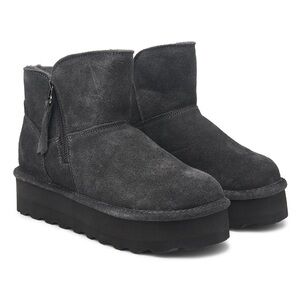Bearpaw Retro Maren Platform Winter Boot size 8 Graphite Gray